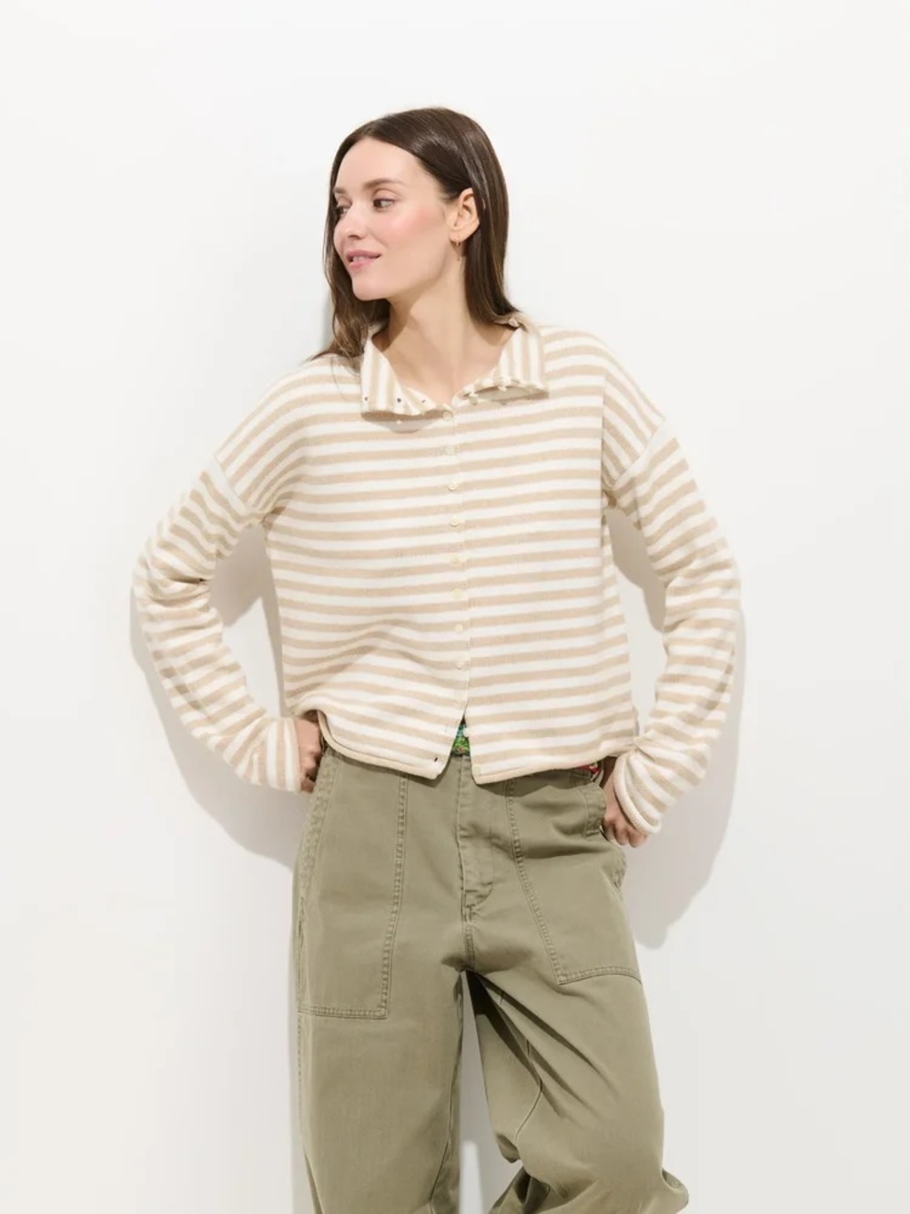 Alex Mill Taylor Striped Cardigan